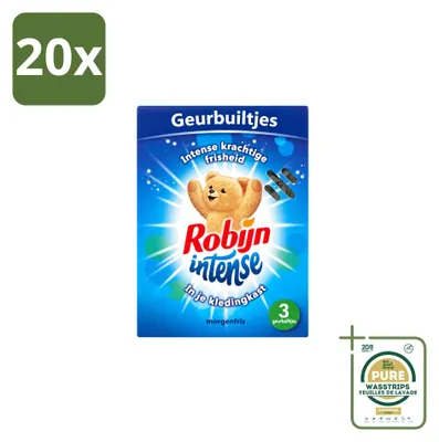 Obrázok produktu pre 20 voničiek Robijn Intense – vôňa "Frische" – balenie s 20 kusmi