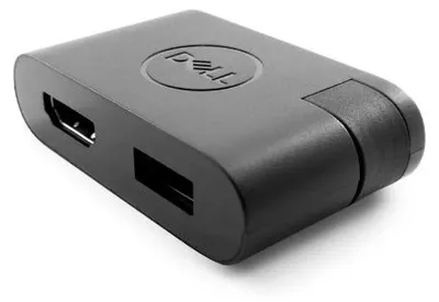Produktbild von Dell DA20 Adapter - USB-C to HDMI/USB 3.0 Dockingstation, HDMI
