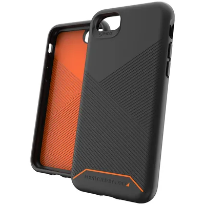 Zdjęcie produktu dla etui iPhone SE 2022, Etui iPhone SE 2020/8/7/6/6s - Plastik - Gear4 Backcover - Czarny