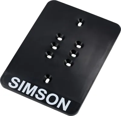 Produktbild von Kennzeichenhalterung SIMSON - Trägerplatte für Folienkennzeichen