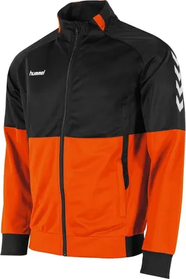 Produktbild von Hummel Authentic Polyesterjacke Kinder - Orange / Schwarz  | Größe: 116