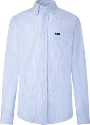 Image de T-shirt à manches longues FaÇonnable avec imprimé encadré, bleu, taille XL pour homme, bleu, taille XL