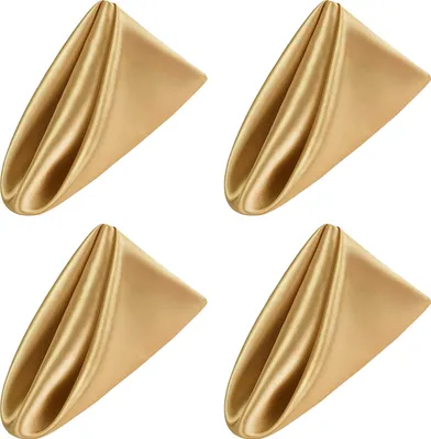 Produktbild von 4-teiliges waschbares Servietten-Set, verstärkte Kanten, lebendige Farbe, leicht zu reinigen, wiederverwendbare Servietten, Party-Dinner-Dekorationen