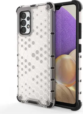 Zdjęcie produktu dla Honeycomb etui pancerny pokrowiec z żelową ramką Samsung Galaxy A13 5G przezroczysty