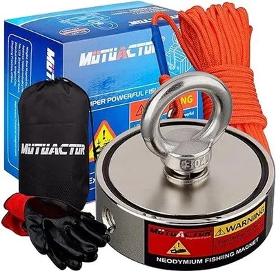 Produktbild von Famanu Neodymium Magnet - 200 kg Zugkraft - Magnetfischen