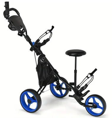 Zdjęcie produktu dla Wózek golfowy - wózek do golfa - wózek golfowy - buggy golfowe - wózek golfowy - lekki, 3-kołowy
