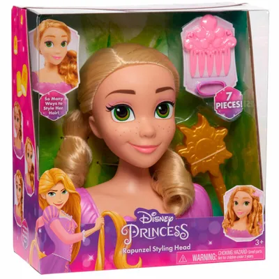Produktbild von Just Play Disney Princess Small Styling Heads -Rapunzel