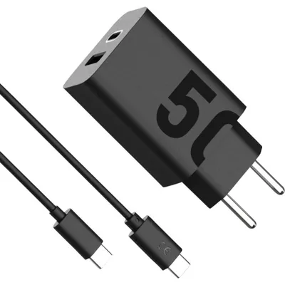 Zdjęcie produktu dla Ładowarka Motorola TurboPower 50W Dual USB-C/A czarny