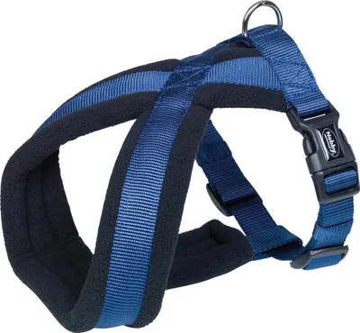 Produktbild von Nobby 80504-06, Hund, Zugfreier Gurt, M, Blau, Nylon, 45 cm