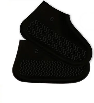 Produktbild von INF Silikon-Überschuhe mit Saugnäpfen Schwarz L
