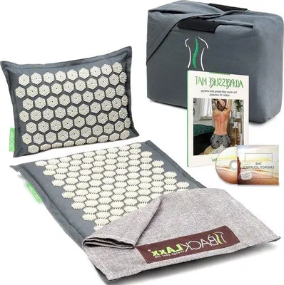 Produktbild von Famanu Acupressurmatte und Kissen Set - Massage Nagelmatte für Entspannung