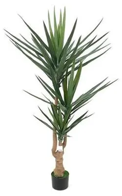 Immagine prodotto di Pianta artificiale Yucca 180h 79 foglie con vaso