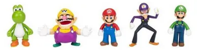 Produktbild von Jakks Pacific Super Mario 6 Cm Figur Mehrfarbig  Kinder Mehrfarbig One Size