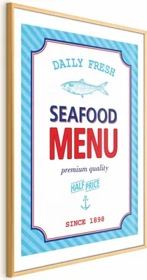 Produktbild von Posterpapier Poster - Menu 40x60 cm Text m-A-0903-ao-a