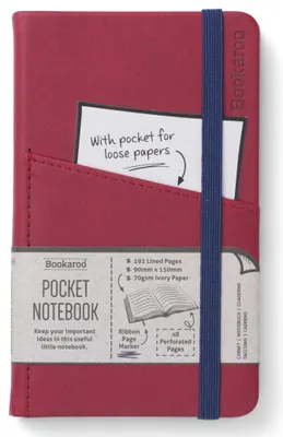 Immagine prodotto di Notatnik A6 bordowy Bookaroo Journal Pocket
