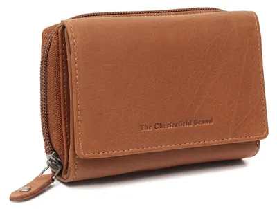 Zdjęcie produktu dla Portfel marki Chesterfield Zelan z ochroną RFID, skórzany, 12 cm
