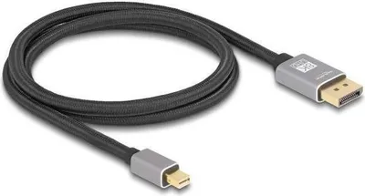 Obrázok produktu pre DeLOCK 81091, 1 m, Mini DisplayPort, DisplayPort, Samec, Samec, 7680 x 4320 px