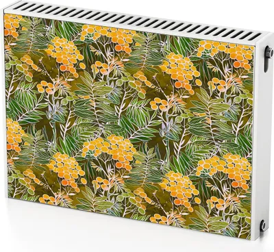 Produktbild von Sommerwieseblumen – Magnetische Heizkörperabdeckung – 80x60 cm – Magnet Heizkörperabdeckung – 3D Würfel – Heizkörperverkleidung – Magnetische Wandverkleidung – Wetterfest