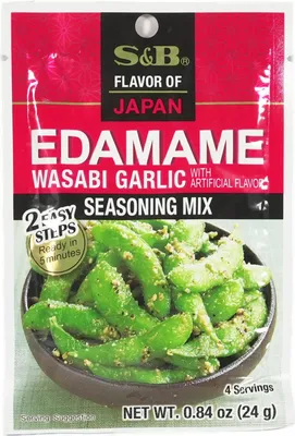 Immagine prodotto di S&B Miscela di spezie per edamame al wasabi e aglio 24 g