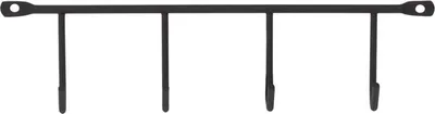 Produktbild von Kleiderbügel 4 Haken 250x59x32 schwarz 0309190