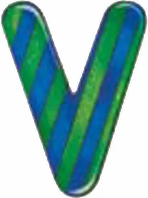 Produktbild von Selecta Spielzeug Alphabet V, Buchstabe, Kinderzimmer Deko, Holzspielzeug, Holz, 8 cm, 60922