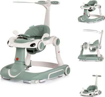 Produktbild von CHIPOLINO Interaktives Gehgestell Happy Walker 5in1 Basil