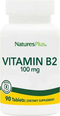 Produktbild von Natures Plus Vitamin B2 100 mg- 90 Tabletten