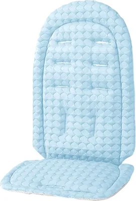 Produktbild von Kinderwagen-Sitzauflage - Babysitzkissen - Comfort Baby - Atmungsaktive Kühlauflage - 36x64 cm - Blau