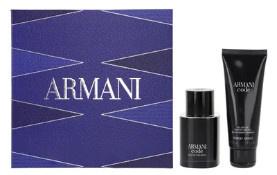 Obrázok produktu pre ARMANI Code Homme, darčeková sada: toaletná voda (EDT) 50 ml + sprchový gél 75 ml