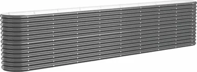 Obrázok produktu pre vidaXL Zvýšená posteľ Pozinkovaná oceľ 332x40x68 cm Antracit