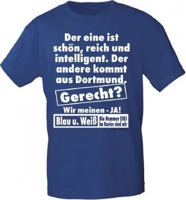 Produktbild von T-Shirt mit Print - der eine ist reich.... - 09562 - Gr. S-XXL Größe - XL
