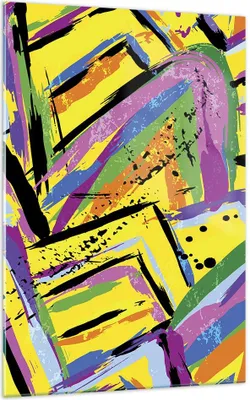 Produktbild von Bilder auf glas - Einteilig - Abstraktion modern - 70x100cm - Glasbilder - Wandbilder - Bilder - zum Aufhängen bereit - Wanddekoration aus Glas - Glas Bilder - Wandbild auf Glas - GPA70x100-4111