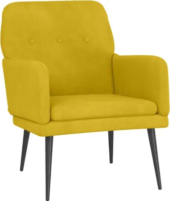 Produktbild von vidaXL Sessel Gelb 62x79x79 cm Samt