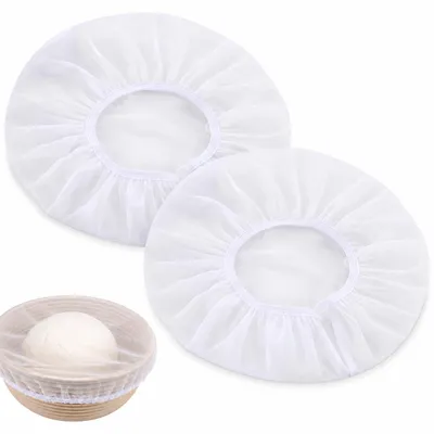 2er-Set Fermentationsdeckel, BPA-frei, 28×28 cm, für Banneton & Gärkörbchen