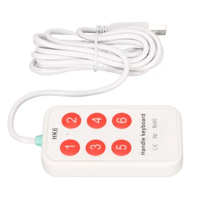 Produktbild von Programmierbare Tastatur,Makro-Tastatur,Tastatur mit 6 Tasten,Kleine USB-Tastatur,Benutzerdefinierte Tastatur,USB-Tastatur mit 6 Tasten