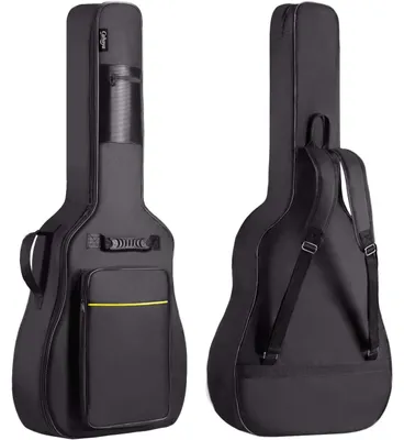 Zdjęcie produktu dla Pokrowiec na gitarę akustyczną plecak na gitarę - Wodoodporny - Wyściełany - 110,5 x 45 x 13,5 cm