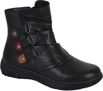Immagine prodotto di Mod Comfys - Stivaletti da donna in pelle DF2463 (36 EU) (Nero)