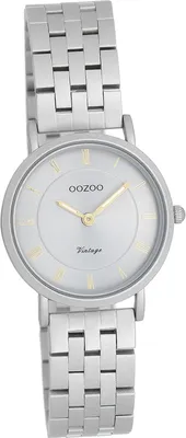 Produktbild von Oozoo Damen-Herren Uhr Analog Quarzuhr Armband grau Vintage Series D2UOC20374
