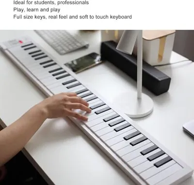 Produktbild von Klavierte Tastatur 61 Tasten, tragbare Reisemusikanfänger, elektronische Aufnahme -Wiedergabe, Anfänger