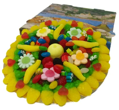 Immagine prodotto di Gomme alla frutta pizza sunshine estate colorata fruttata dolce 500g