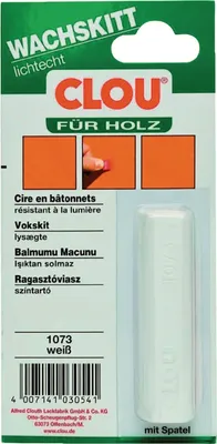 Produktbild von Wachskittstangen Farbe 1073 weiß 15g Bl.CLOU