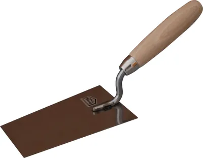 Produktbild von STUBAI Berner Putzkelle rostfrei met.rot.Grif f 160 mm
