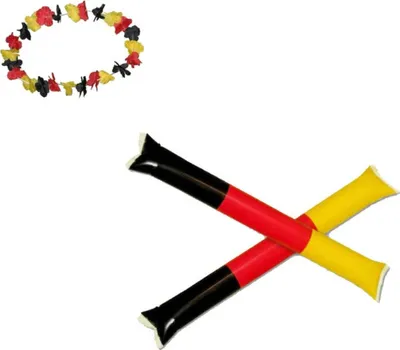 Produktbild von Deutschland Fan-Set 3-tlg. Fußball Set 10