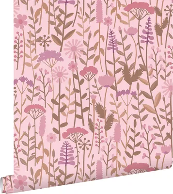 Produktbild von ESTAhome Tapete Feldblumen Rosa 50 x 900 cm