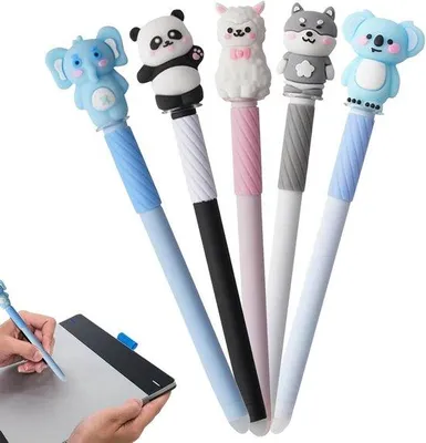 Productafbeelding van Pennenset Journaling - Uitwisbare Pennen - Creatief Schrijven - Veegvaste Inkt - 5 Stuks - A