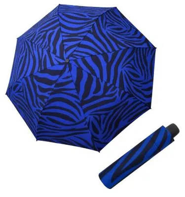 Obrázek produktu pro Derby Hit Mini Wildstripes modrý - dámský skládací deštník