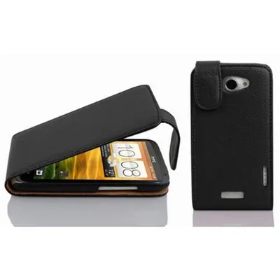 Zdjęcie produktu dla Etui ochronne Cadorabo do HTC ONE X / X+ w kolorze czarnym Etui z klapką na telefon komórkowy Etui ze skóry syntetycznej