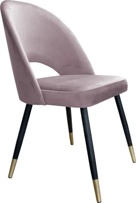 Obrázok produktu pre Svetloružové kreslo ISKAR VELVET GOLD