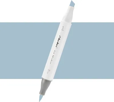 Obrázok produktu pre Obojstranný alkoholový popisovač Brush & Chisel OHUHU, BG070 Cool Grey 07