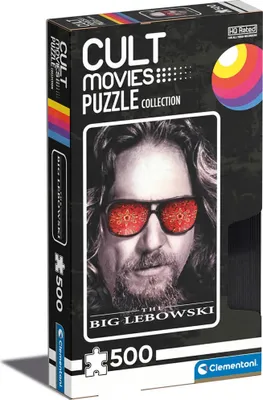 Zdjęcie produktu dla Clementoni 35113 - Układanka 500 elementów - Kultowe filmy - The Big Lebowsky
